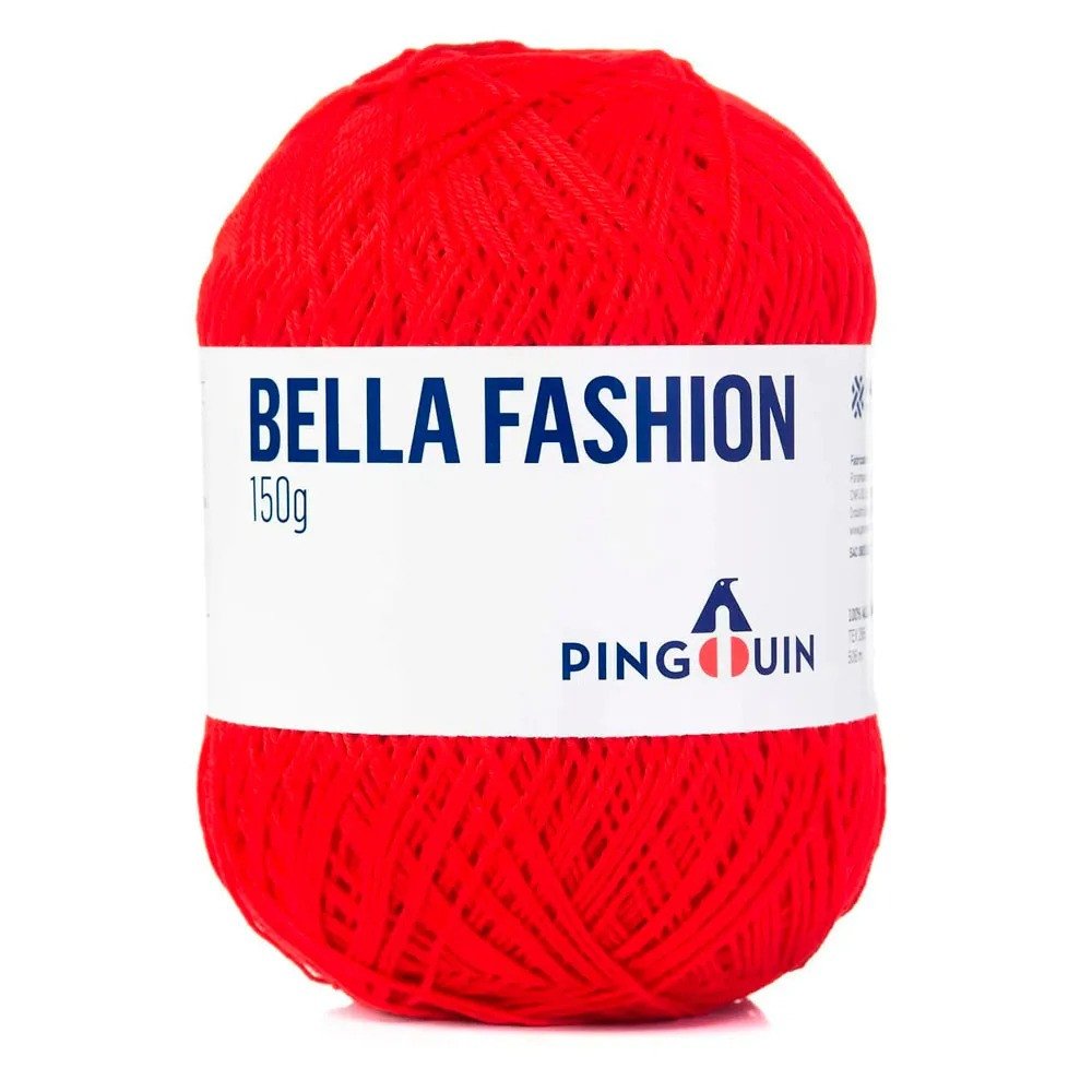 Linha Bella Fashion Cor314-TOMATE Pingouin 150g 508mt