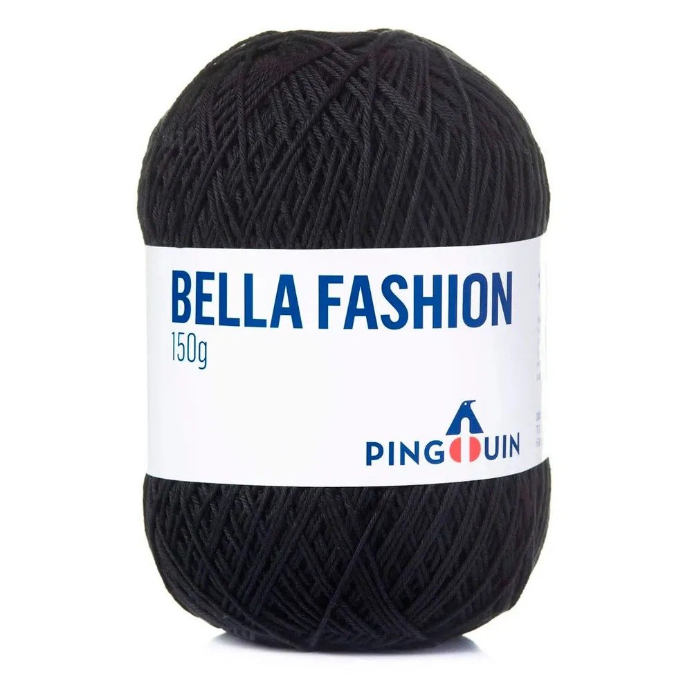 Linha Bella Fashion Cor100-PRETO Pingouin 150g 508mt