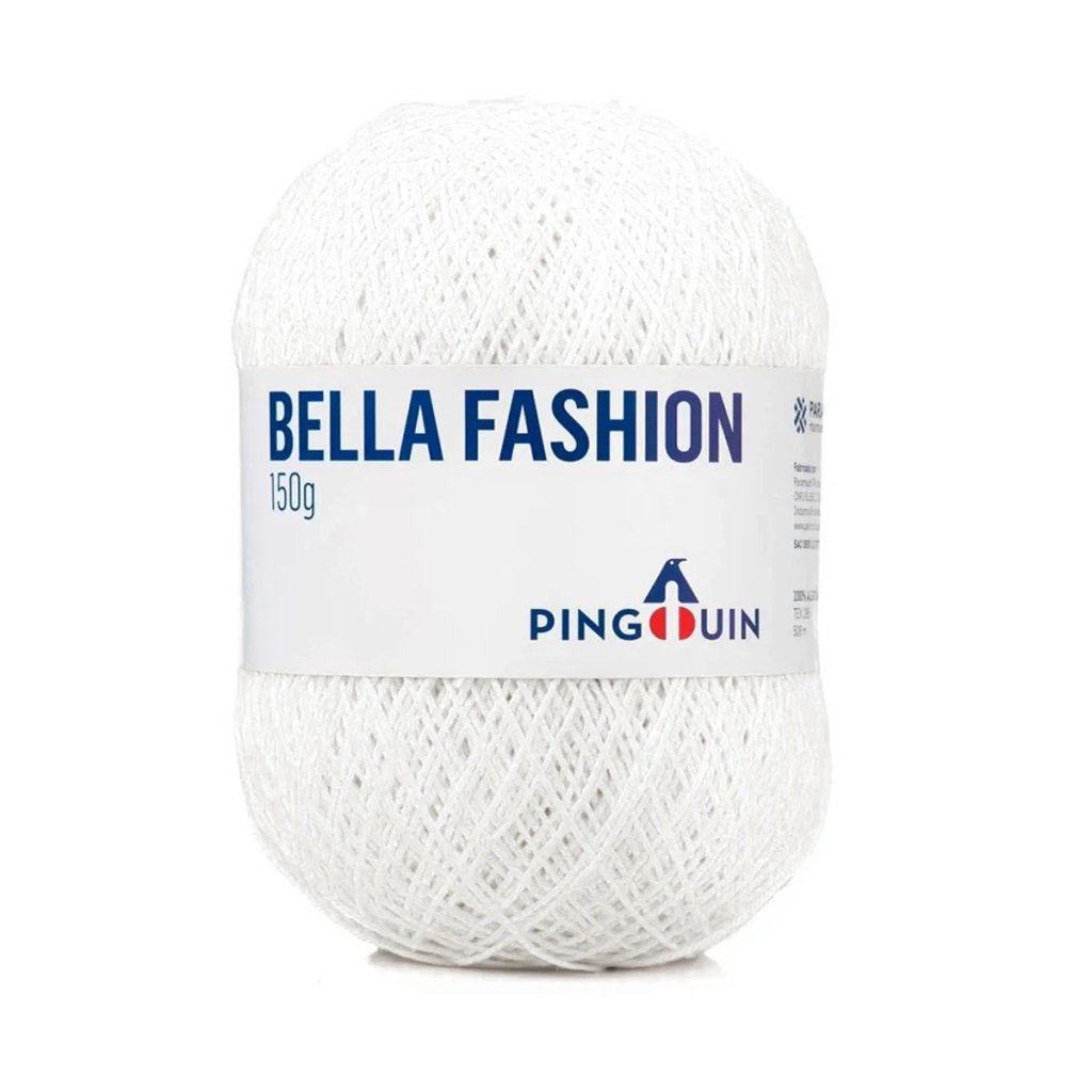 Linha Bella Fashion Cor002-BRANCO Pingouin 150g 508mt