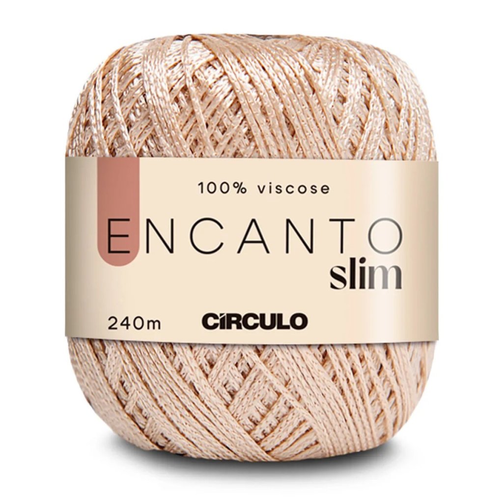 Linha Encanto Slim Circulo Cor7650-AMENDOA 128mt