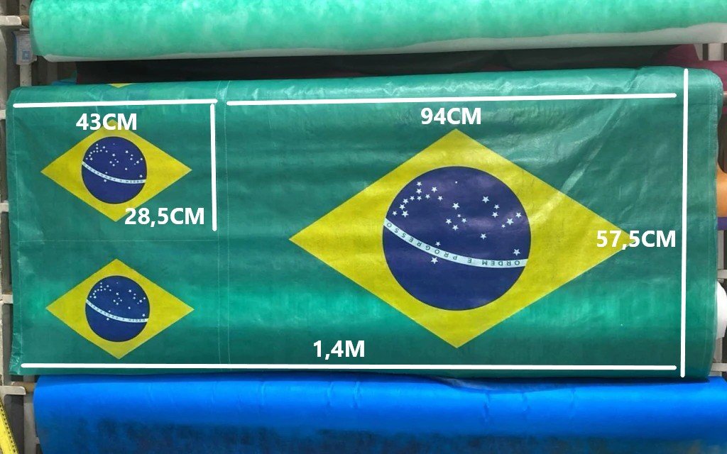 Tnt Bandeira do Brasil Santa Fé (recorte)