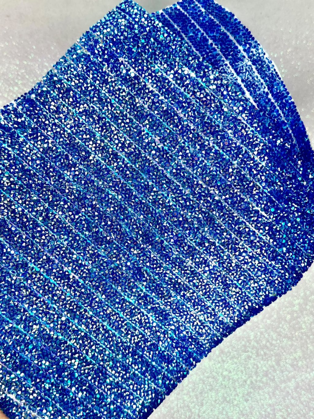 Micro manta strass cravejado Lomil Ref:7384 AZUL ROYAL 10mm 02und