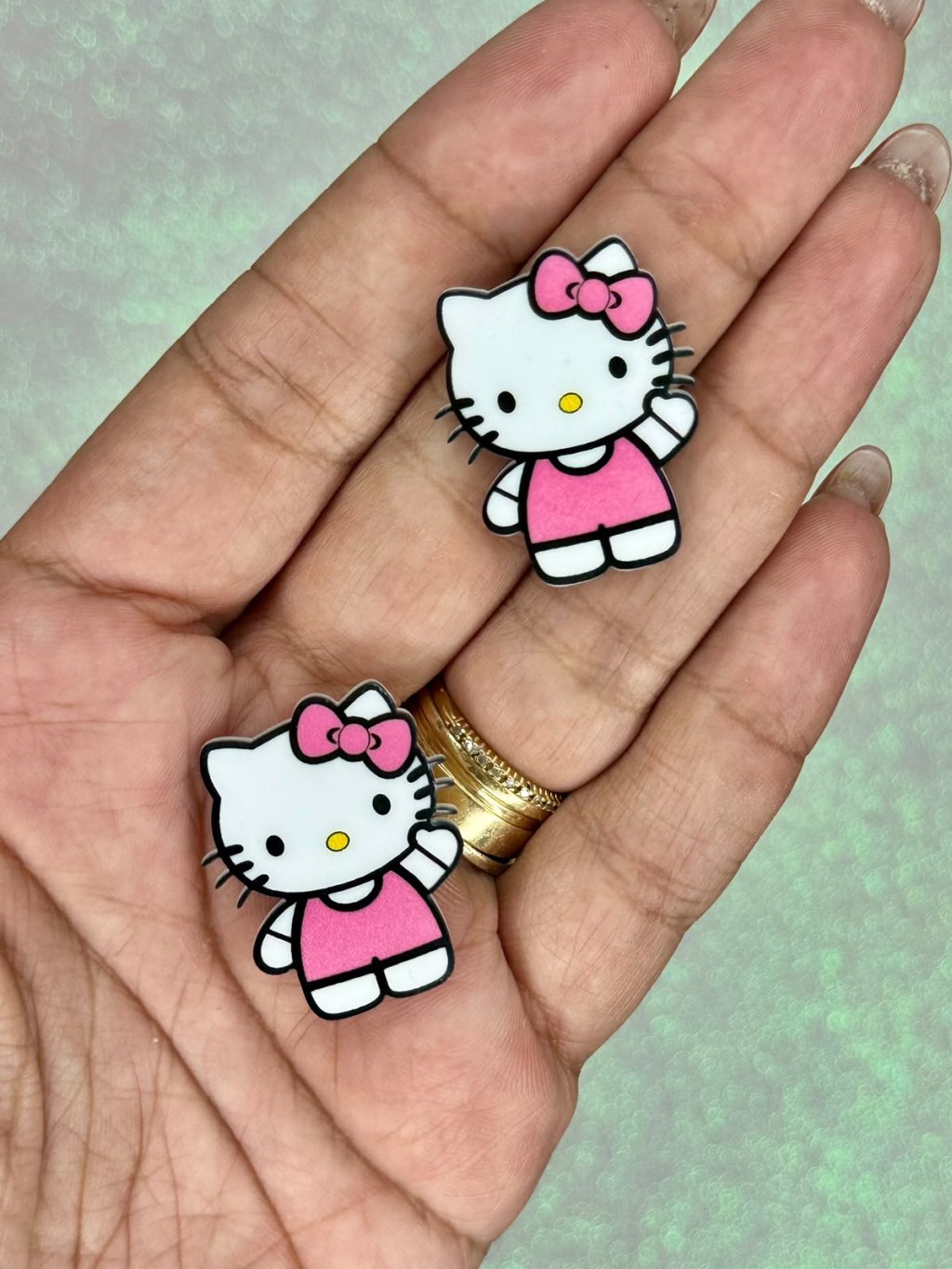 Aplique Acrílico Hello Kitty (Corpo) Mili Ref:33465 ROSA CLARO 25mm 02und