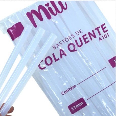 Cola Quente Grossa TRANSPARENTE Mili 11mm