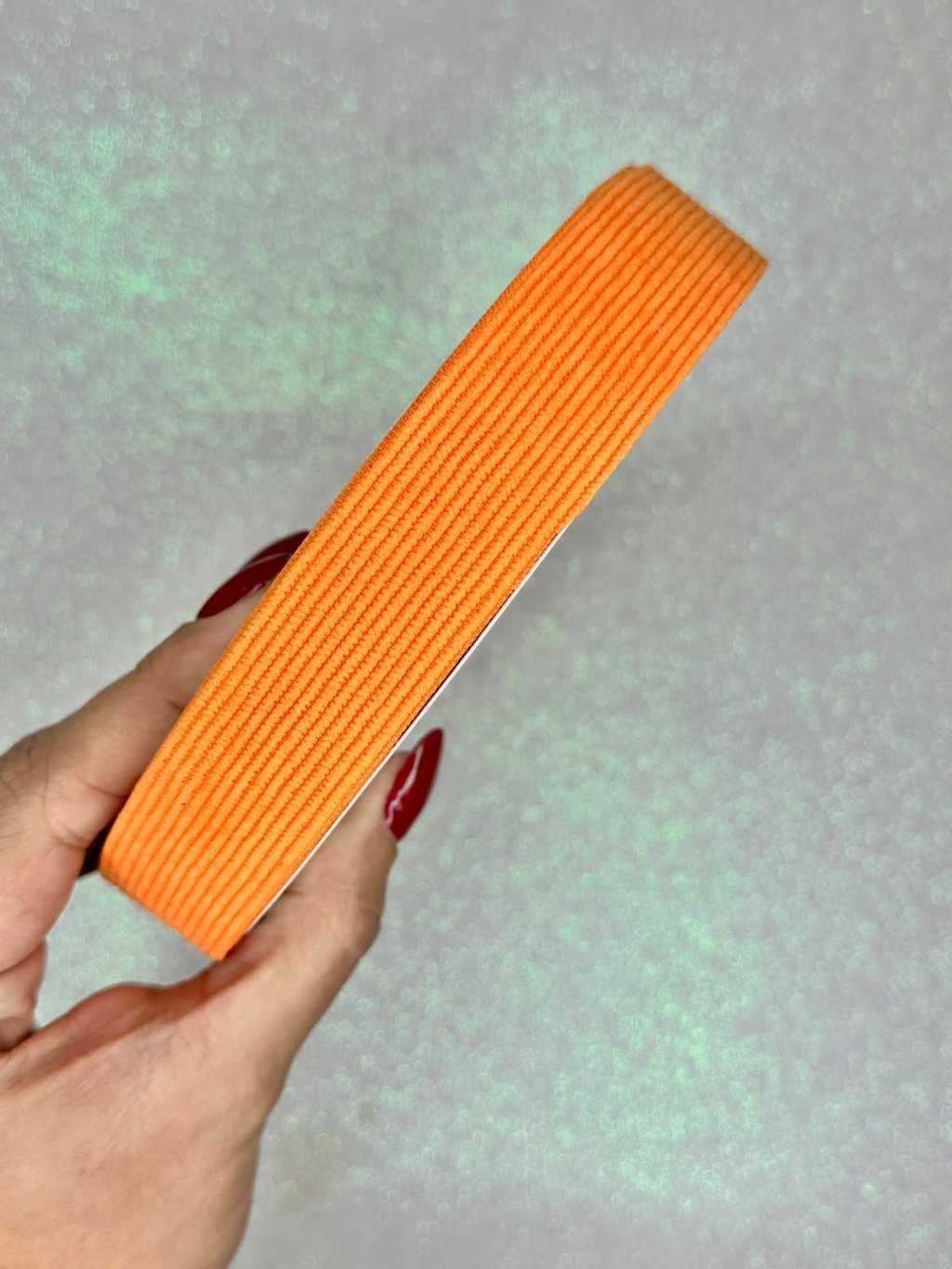 Fita Veludo Cotelê n°5 Mili 25mm 668-LARANJA 03mt