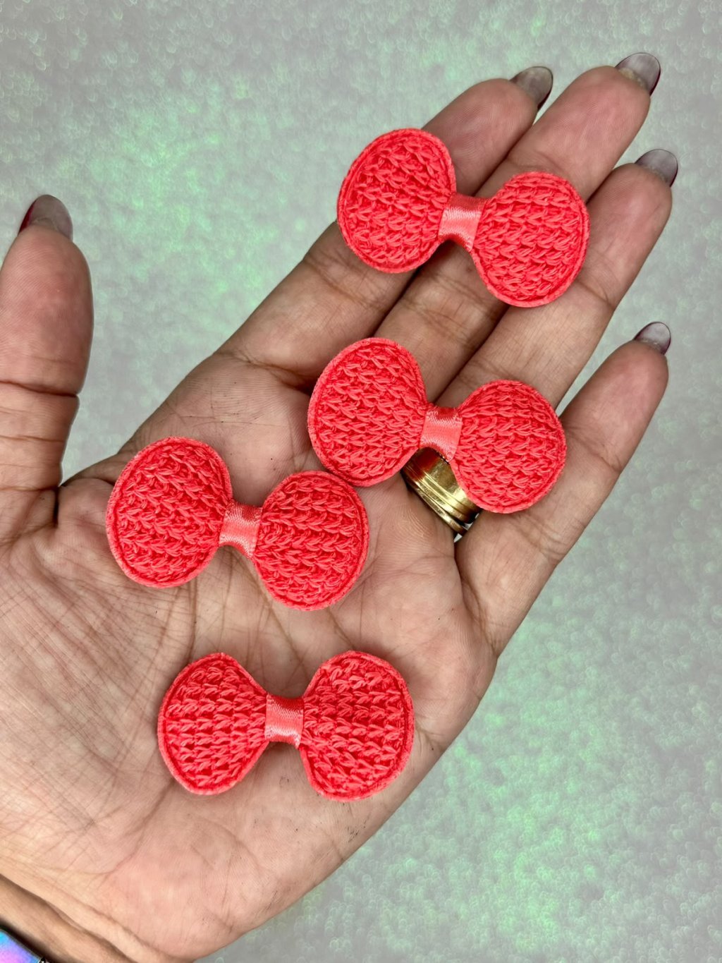 Laço Tricô Limport CORAL 4,5cm 06und