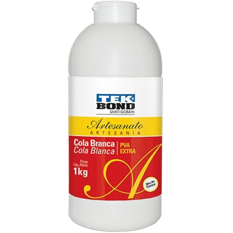 Cola Branca PVA Artesanato Tekbond 1kg