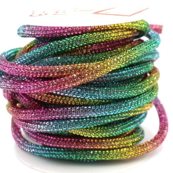 Tubo Silicone Strass MULTICOR LIMPORT Ref:024139