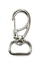 Mosquetão Metal ObaImport PRATA 16mm