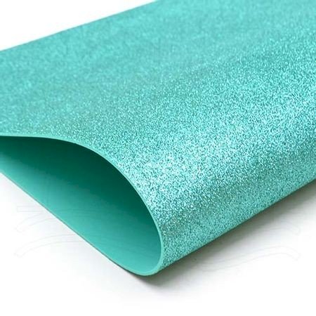 Eva Gliter MAKE+ VERDE ÁGUA 40x48cm 