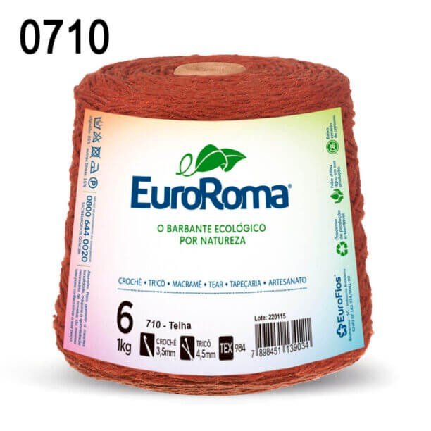 Barbante Euroroma n°6 TELHA 1Kg