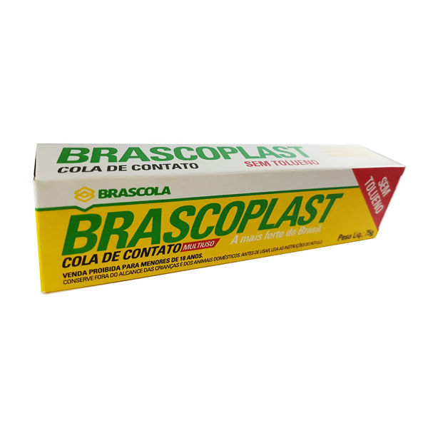 Cola Brascoplast SEM TOLUENO 75g