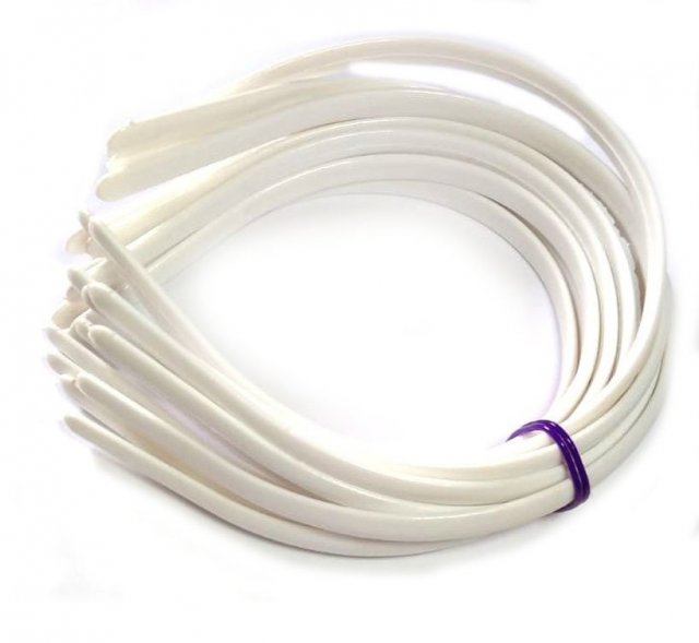 Tiara Fina Branca NVA 10mm