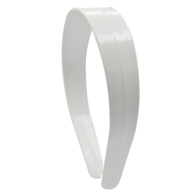 Tiara Larga Branca 30mm NvAv