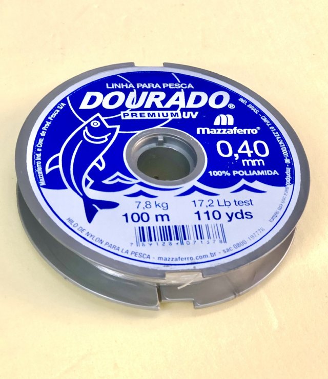 Fio Nylon n°40 DOURADO 100mt