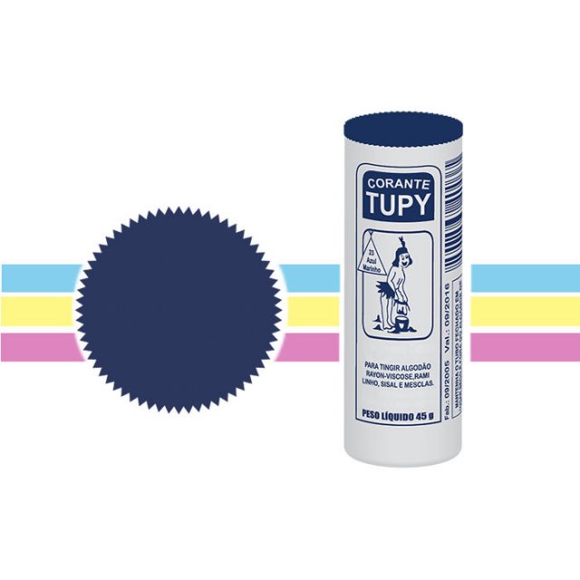 Tinta Tupy AZUL MARINHO unidade