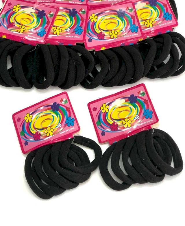 Elástico para cabelo SQ Ref:SQ-3311 PRETO 06UND