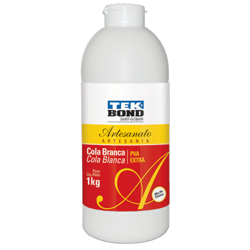 Cola Branca PVA Artesanato Tekbond 1kg
