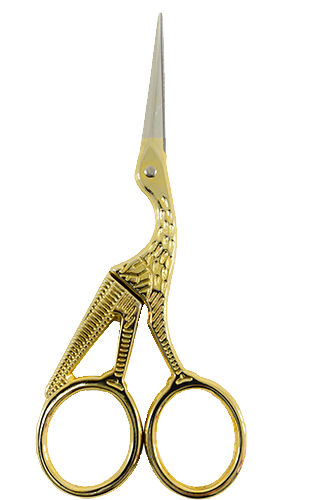 Tesoura Acabamento Cegonha Circulo Ref:239585 11,5cm