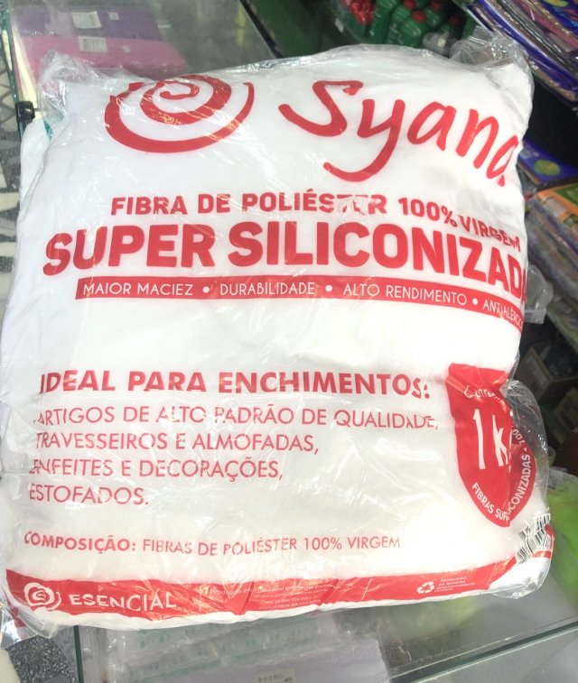 Enchimento Siliconado (anti-alérgico) VIRGEM Syana 1kg