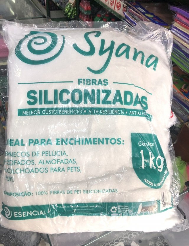 Enchimento Siliconado (anti-alérgico) RECICLADO Syana 1kg