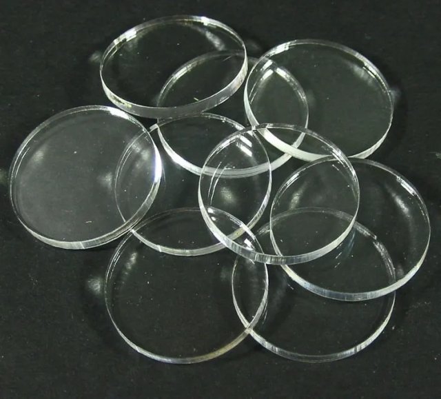 Base acrílica REDONDA 4cm 10und