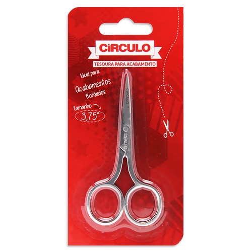Tesoura Acabamento Circulo Ref:239593 9cm