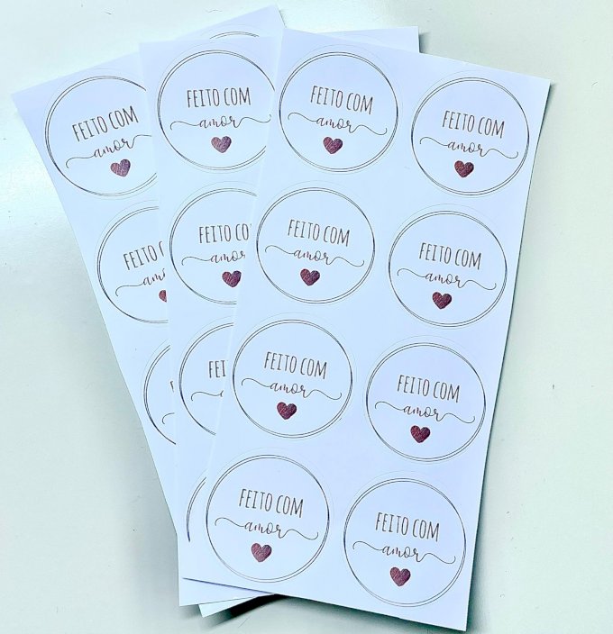 Adesivo Vinil Redondo 