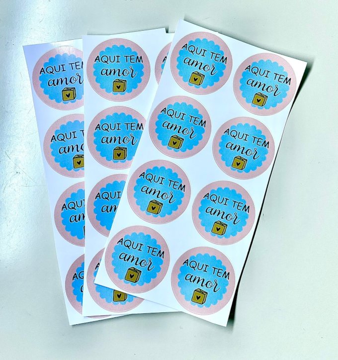 Adesivo Vinil Redondo 