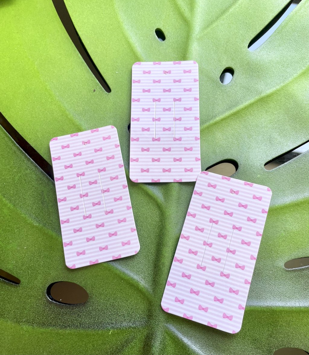 Papeleta Decor(LACINHO) HairClip 8,5cmx4,5cm 25und