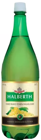 VINHO HALBERTH BRANCO SUAVE NIÁGARA 1,47L