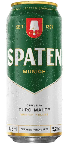 CERVEJA SPATEN LT 473ml