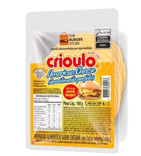 QUEIJO CHEDDAR FAT CRIOULO 160G