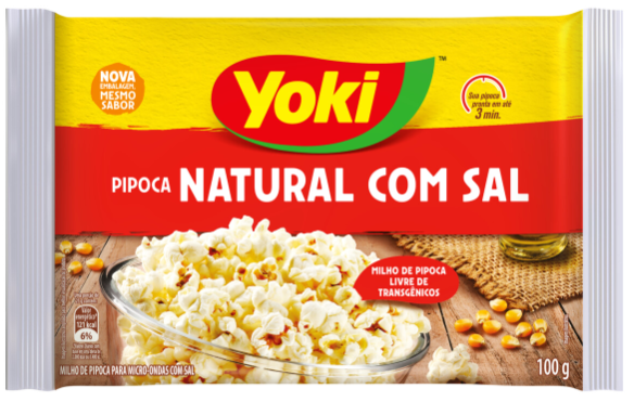 PIPOCA MICRO YOKI NAT COM SAL 100G