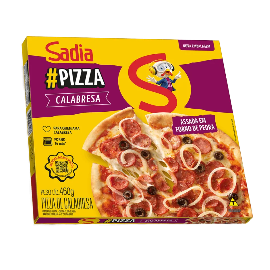 PIZZA SADIA CALABRESA 460g