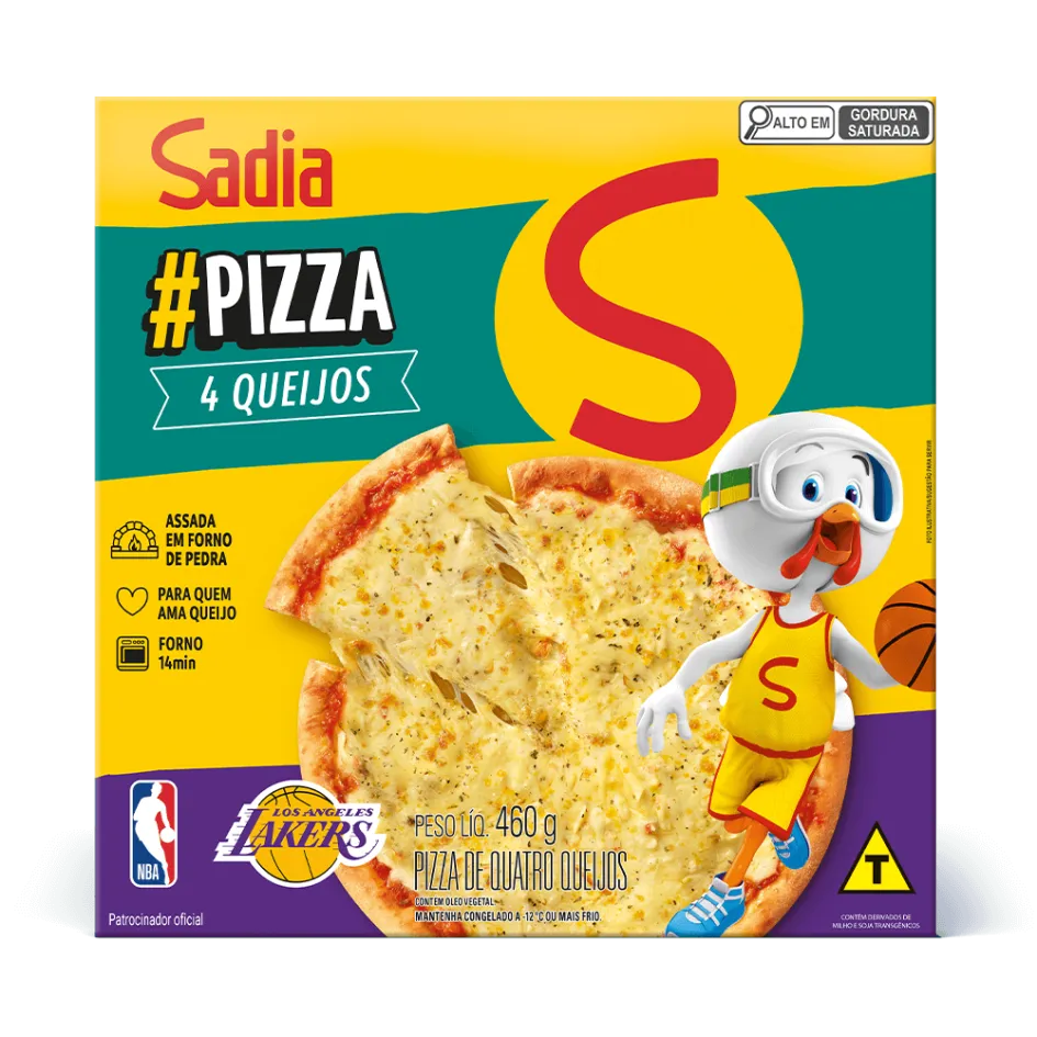 PIZZA SADIA 4 QUEIJOS 460g