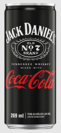 DRINK JACK E COKE LT 269ML