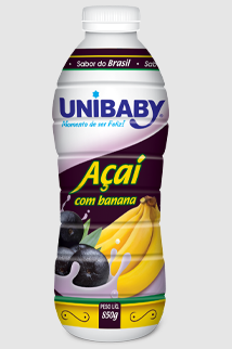 BEB LAC AÇAI COM BANANA UNIBABY 800g
