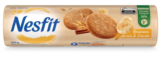 BISC NESFIT AVEIA E CANELA 160G