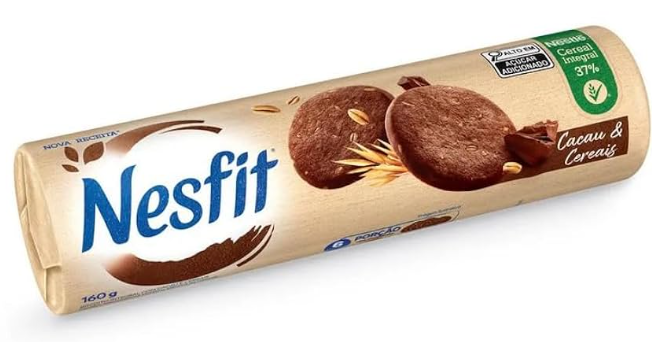 BISC NESFIT CACAU E CEREAIS 160G