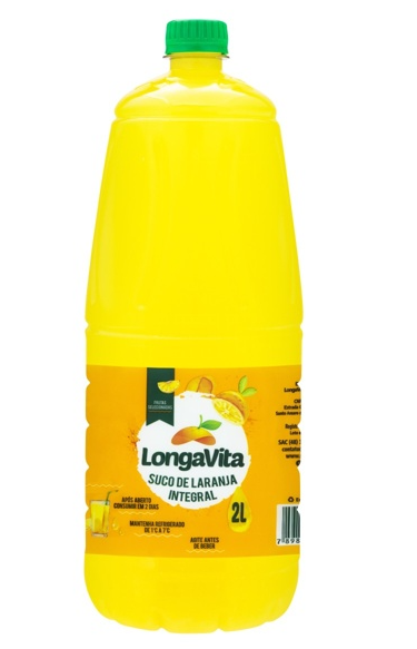 SUCO DE LARANJA LONGAVITA 1,5L