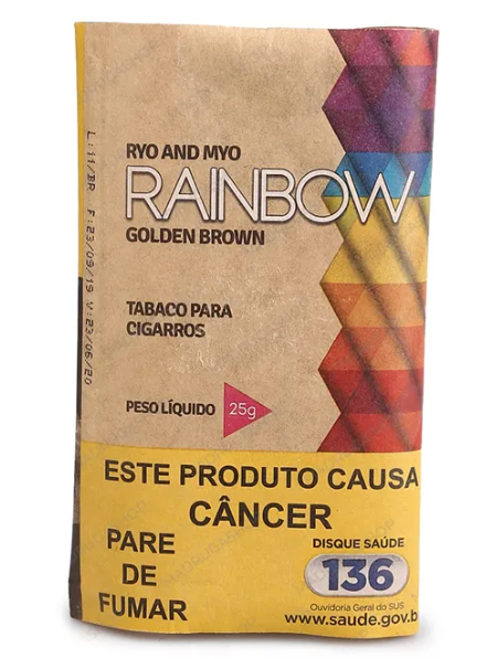 TABACO RAINBOW GOLDEN BROWN 25G
