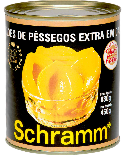 PESSEGO EM CALDA SCHRAMM 450G