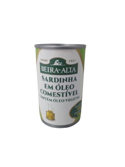 SARDINHA BEIRA ALTA EM OLEO 155G