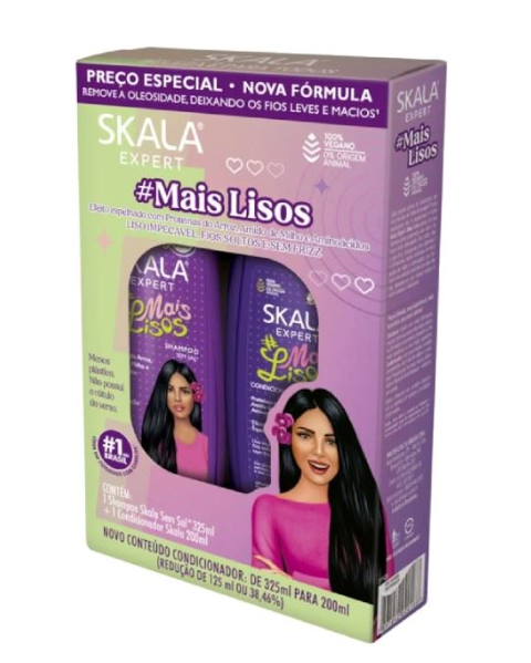KIT SH+COND SKALA MAIS LISOS 325/200ML