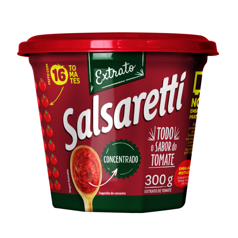 EXTRATO DE TOMATE SALSARETTI 300G