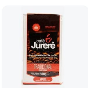café jurere tradicional torrado e moído pacote 500g