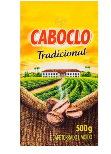 Cafe Torrado e Moido Tradicional a Vacuo 500G Caboclo