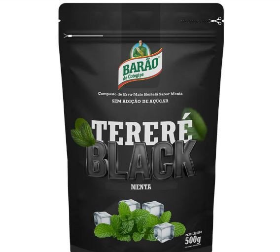 Tereré Black Menta Barão 500g