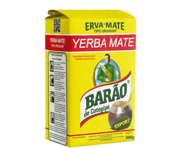 Erva Mate Barão Export Tipo Uruguay 500g